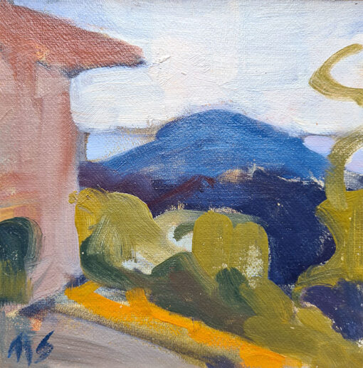 online oil painting landscape painting of south of france